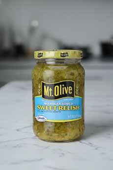 A Jar Of Mt. Olive Pickle Relish