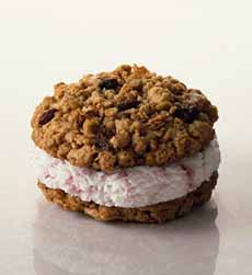 Oatmeal Cookie Ice Cream Sandwich