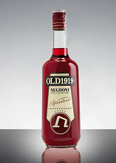 Bottle Of Old 1919 Antica Negroni