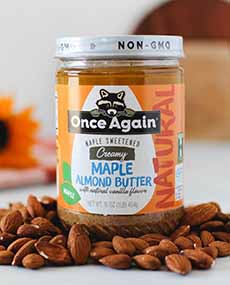 A Jar Of Once Again Maple Almond Butter