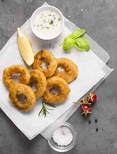 Onion Rings With Ranch Dressing