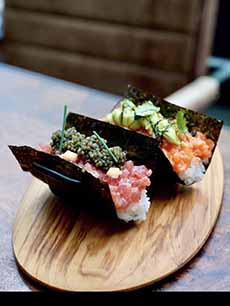 Fancy Sushi Hand Rolls - Temaki
