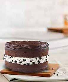 Chocolate Layer Cake With Oreo Filling