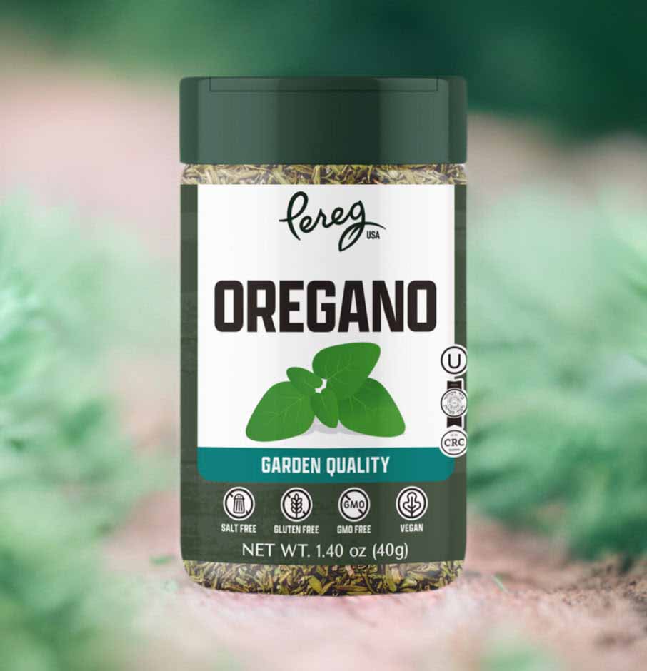 Jar of oregano from Pereg Gourmet Spices