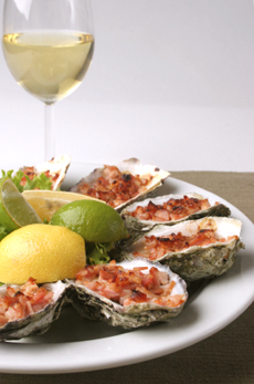 Oysters With Bacon