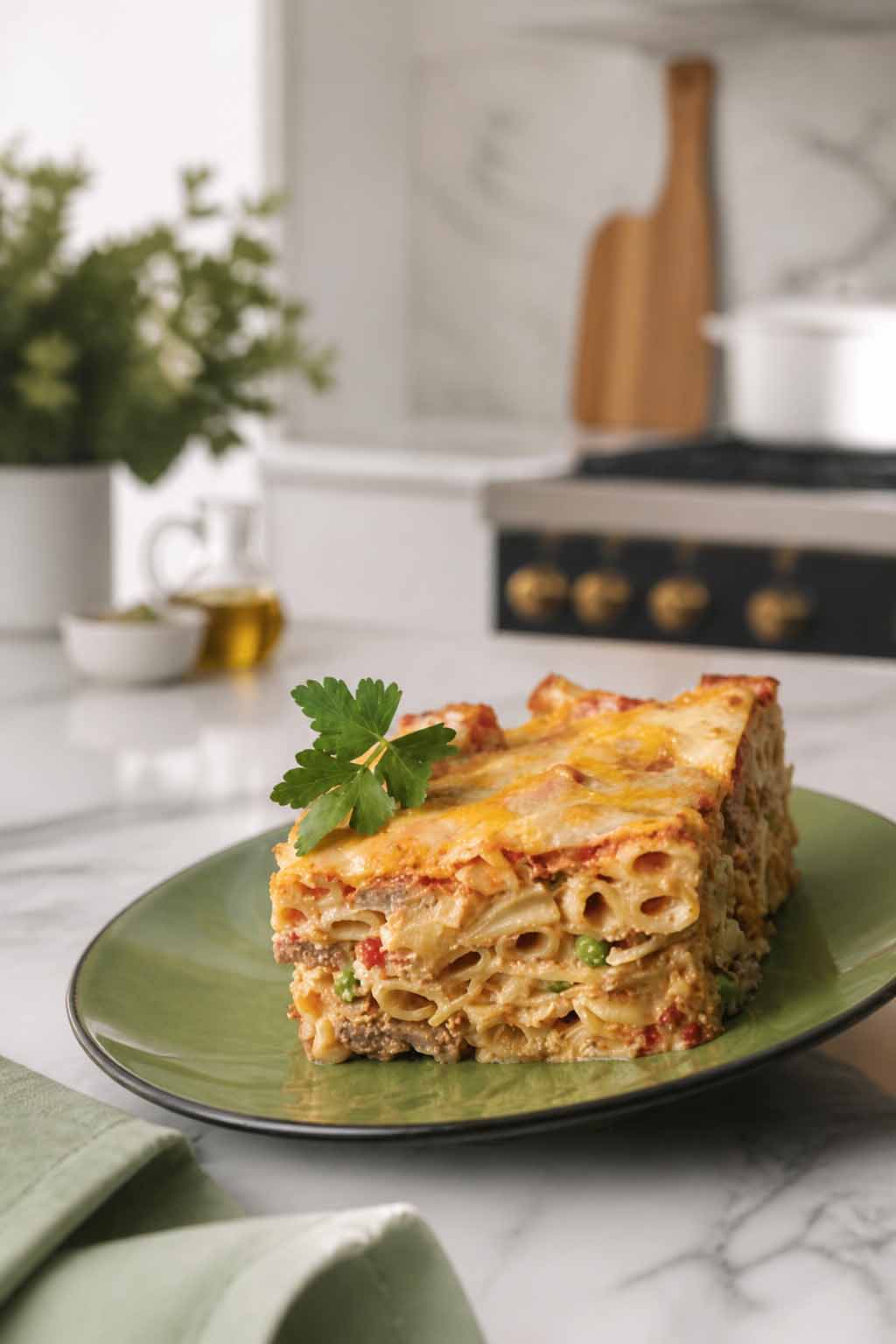 Pasta Al Forno, Like Lasagna Made With Rigatoni Instead Of Wide Ribbons