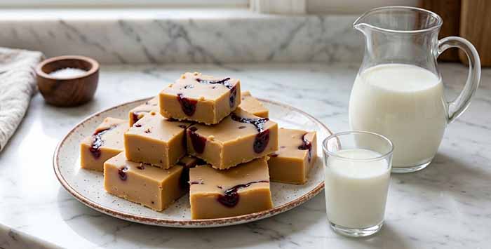 Peanut Butter & Jelly Fudge