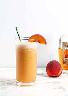 Peach Bourbon Slush