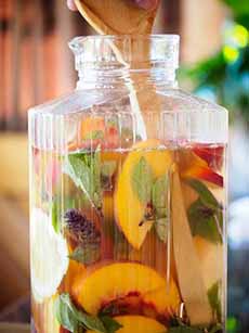 Pitcher Of Peach Sangria