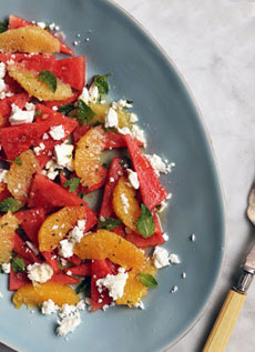 Fruit Salad With Goat Cheese