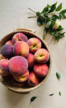 A Bowl of Fresh Peaches