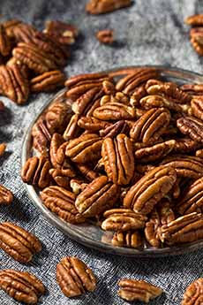 Pecan Halves In Bowl