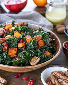 Kale & Squash With Pecans