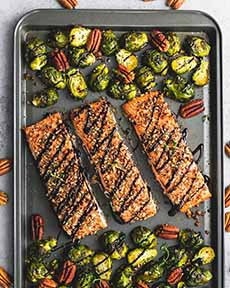 Salmon & Brussels Sprouts