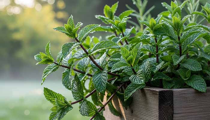 A Planter Of Peppermint