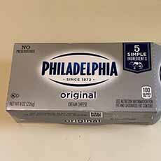 Package Of Philadelphia Cream Cheese