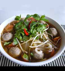Pho With Meatballs