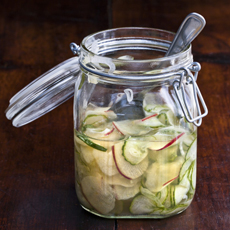 Pickled Apple Slices Recipe