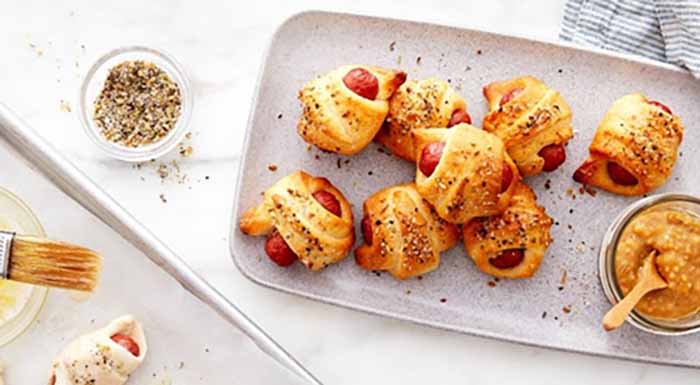 A Platter Of Pigs In A Blanket