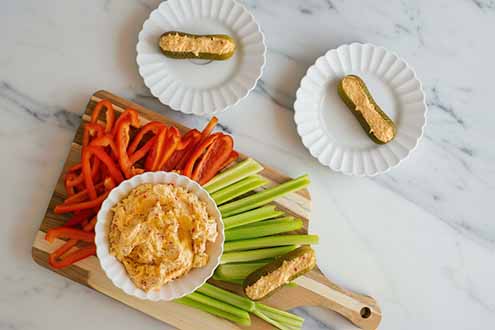 Pimento Cheese Stuffed Pickles