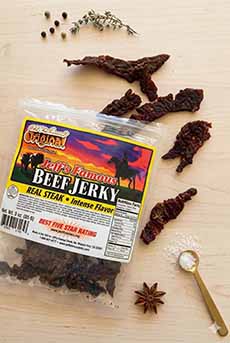 Package Of Jeff's Beef Jerky