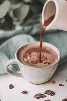 Pouring Hot Chocolate