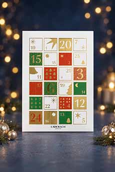 Läderach pralines Advent calendar.