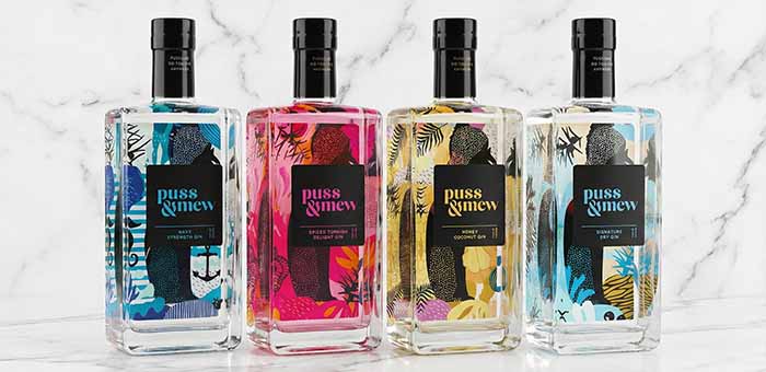 4 Expressions Of Puss & Mews Gin