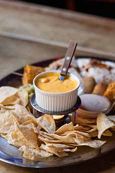 Queso Dip With Tortilla Chips
