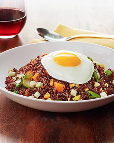 Red Quinoa Fried Rice