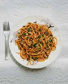A Plate Of Quinoa Spaghetti