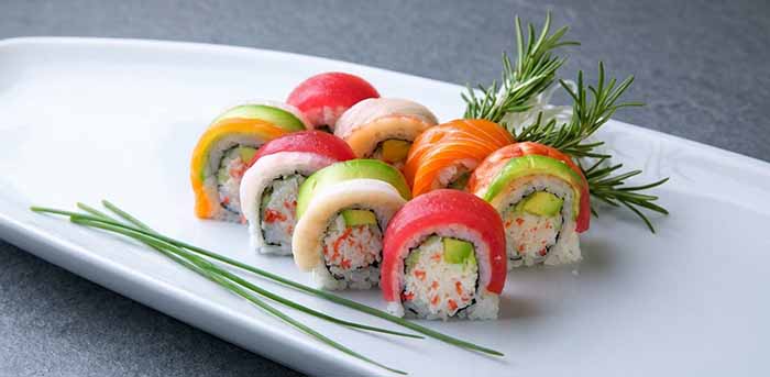 Sushi Rainbow Roll