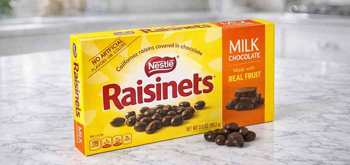A Box Of Raisinets Candy