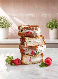 Raspberry Grilled Cheese Sandwich