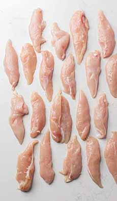 Raw Chicken Tenders