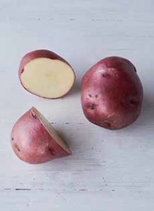 Raw Red-Skinned Potatoes
