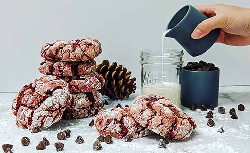 Red Velvet Cake Cookies