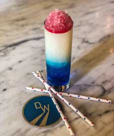 Red White & Blue Cocktail