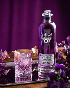 Purple Negroni Made With McQueen & The Velvet Fog Ultraviolet Edition Gin