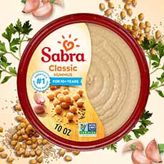 A Container Of Sabra Original Hummus