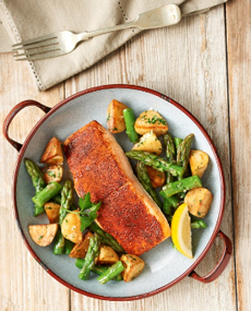 Salmon With Mixed Vegetables
