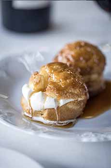 Salted Caramel Cream Puff