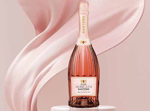 A Bottle Of Rose Moscato
