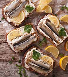 Sardine Butterbrot