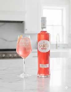 Sarti Spritz Made With Sarti Rosa Aperitif Liqueur