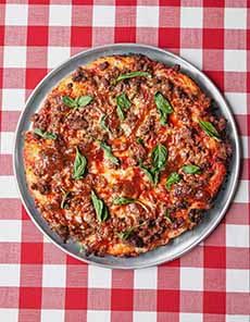 Skillet Sausage Pizza