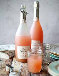 A Bottle Of Trader Joe Bellini Cocktail