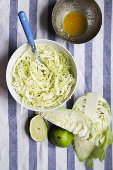 Cabbage Slaw With Lime