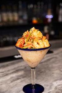 Shrimp & Grits In A Martini Glass