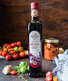 Bottle Of Zucchi Sicilia IGP Organic Olive Oil